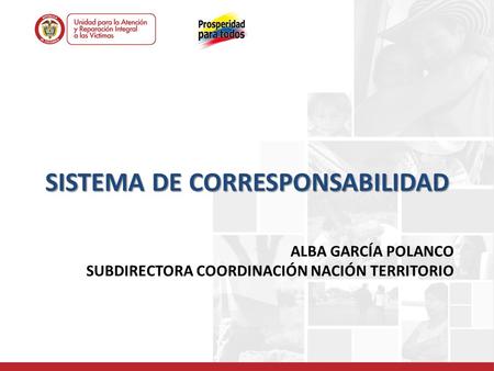 Alba garcía polanco subdirectora coordinación nación territorio