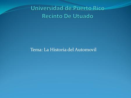 Universidad de Puerto Rico Recinto De Utuado