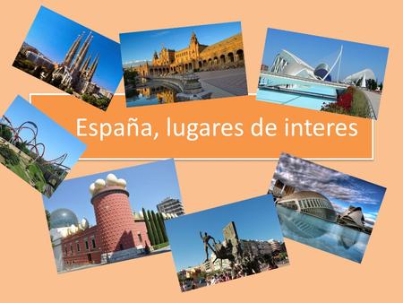 España, lugares de interes