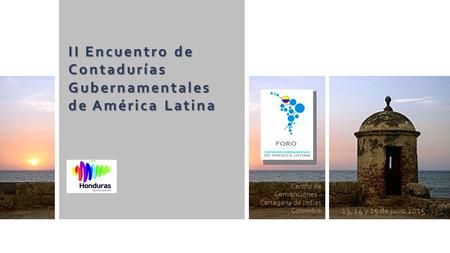 II Encuentro de Contadurías Gubernamentales de América Latina