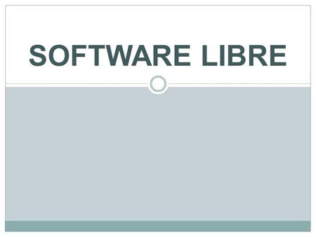 SOFTWARE LIBRE. El software libre (en inglés free software, aunque esta denominación a veces se confunde con gratis por la ambigüedad del término.