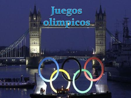 Juegos olimpicos.