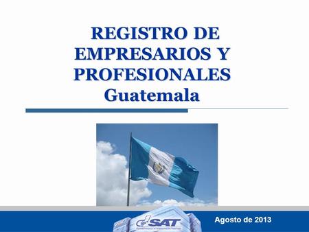 REGISTRO DE EMPRESARIOS Y PROFESIONALES Guatemala