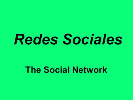 Redes Sociales The Social Network. Facebook Es una de las redes sociales mas importantes en el mundo además de ser una empresa creada por Mark Zuckerberg.