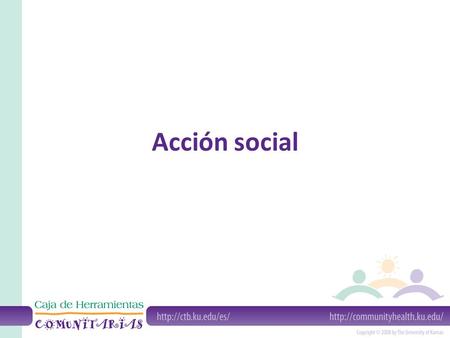 Acción social.