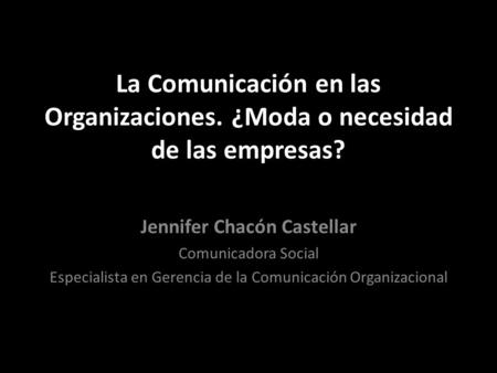 Jennifer Chacón Castellar