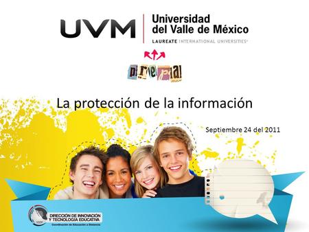 La protección de la información Septiembre 24 del 2011.