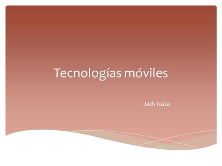 Tecnologías móviles Jack Icaza.  En el año 2008, la Fundación de la Innovación Bankinter celebró la X reunión del Future Trends Forum, que bajo el título.
