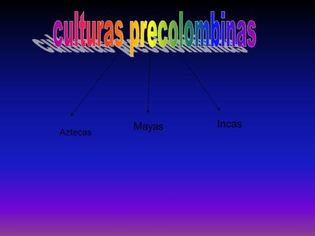 culturas precolombinas