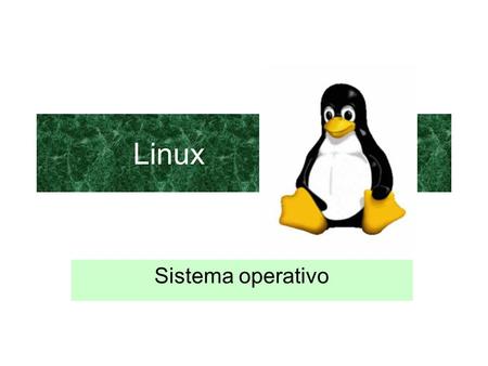Linux Sistema operativo.