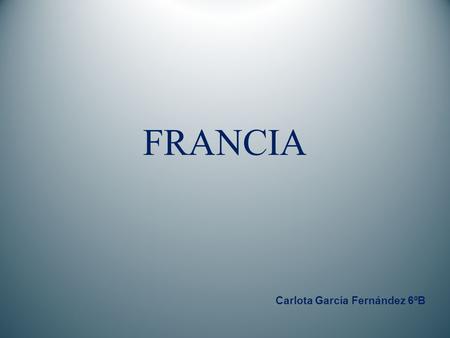 Carlota García Fernández 6ºB