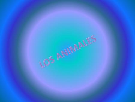 LOS ANIMALES.