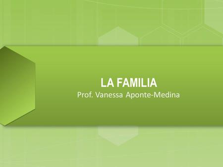 Prof. Vanessa Aponte-Medina