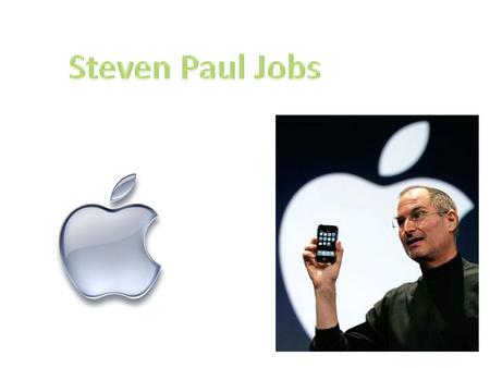 Steven Paul Jobs (San Francisco, California, 24 de febrero de 1955 – Palo Alto, California, 5 de octubre de 2011), más conocido como Steve Jobs, fue un.