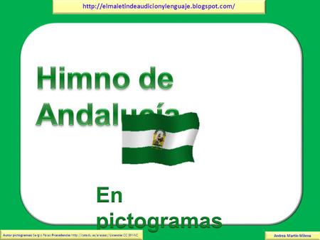 Himno de Andalucía En pictogramas
