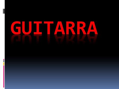 Guitarra.