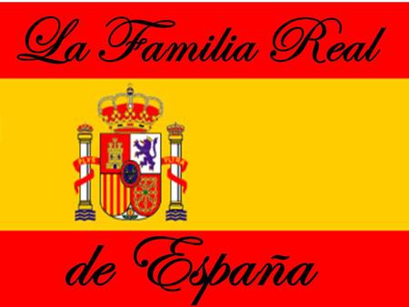 La Familia Real de España.