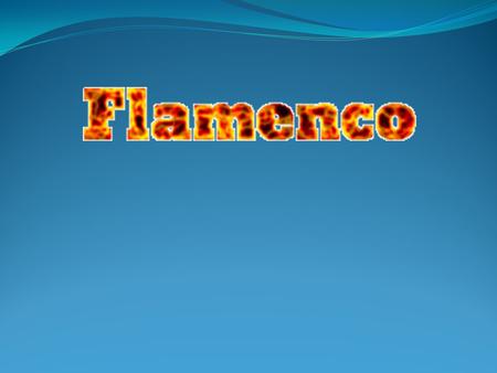 Historia Flamenco es una tipa de música de Andalucía, en el sur de España. Empieza cerca de 1774 Flamenco es “Greater Flamenco” cual es un pájaro de España.