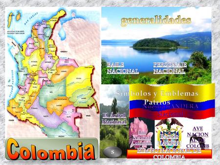 generalidades Colombia Símbolos y Emblemas Patrios