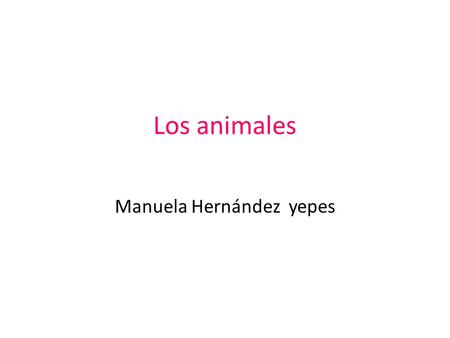 Manuela Hernández yepes