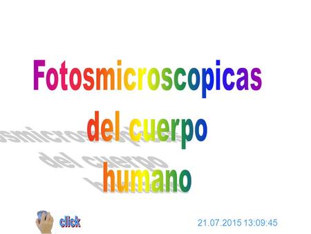 Fotosmicroscopicas del cuerpo humano click 18.04.2017 07:25:30.