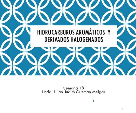 HIDROCARBUROS AROMÁTICOS Y DERIVADOS HALOGENADOS