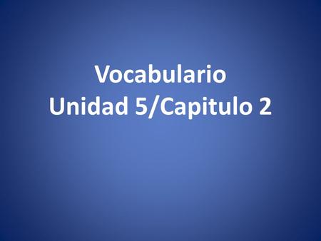 Vocabulario Unidad 5/Capitulo 2. Cuidadoso (o) cuidadosamente.