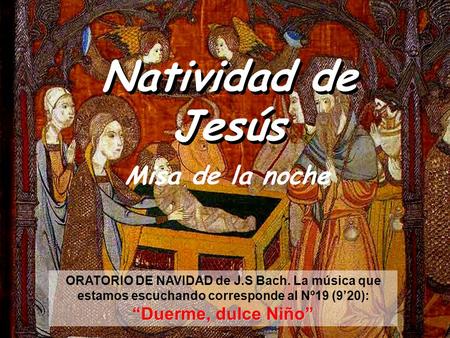 Natividad de Jesús Misa de la noche