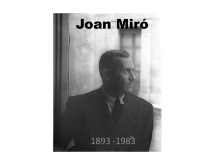 Joan Miró 1893 -1983. Las Tarjetas de Españoles Jugando.