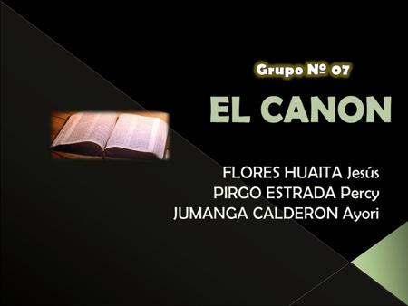 FLORES HUAITA Jesús PIRGO ESTRADA Percy JUMANGA CALDERON Ayori