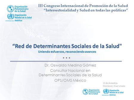 III Congreso Internacional de Promoción de la Salud
