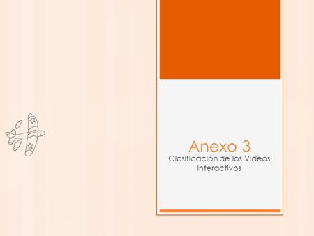 Anexo 3 Clasificación de los Videos Interactivos.
