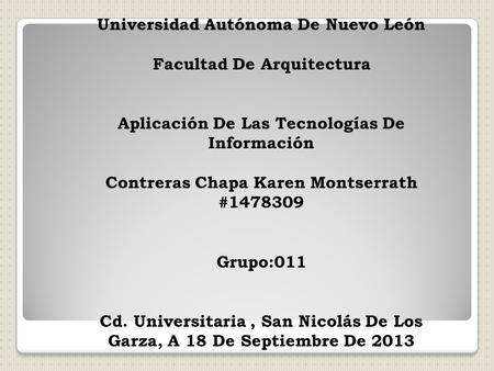Universidad Autónoma De Nuevo León