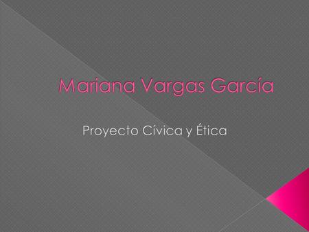Proyecto Cívica y Ética