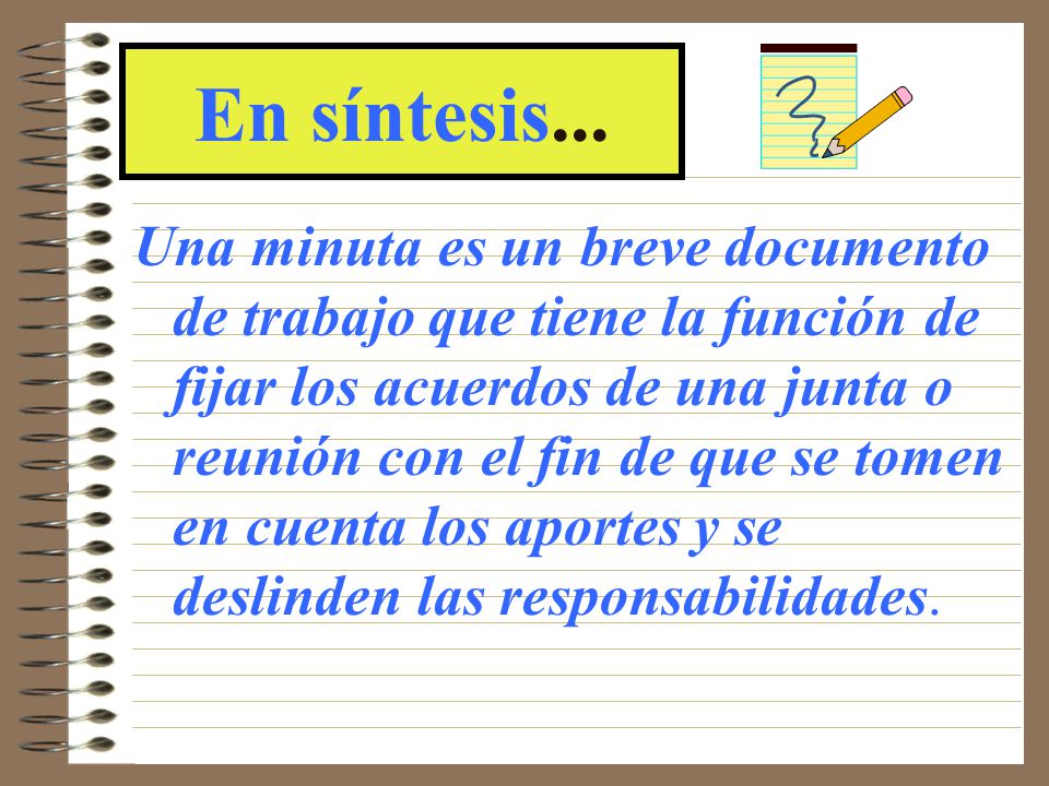 formato para minutas de juntas