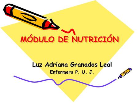 Luz Adriana Granados Leal Enfermera P. U. J.