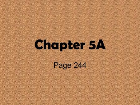Chapter 5A Page 244. To talk about family Los abuelos- grandparents El abuelo- grandfather La abuela- grandmother El esposo- husband La esposa- wife í.