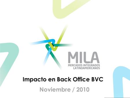 Noviembre / 2010 Impacto en Back Office BVC. Contenido 1.Reglas generales 2.Complementación 2.1. De operaciones sobre valores Colombianos 2.2. De operaciones.