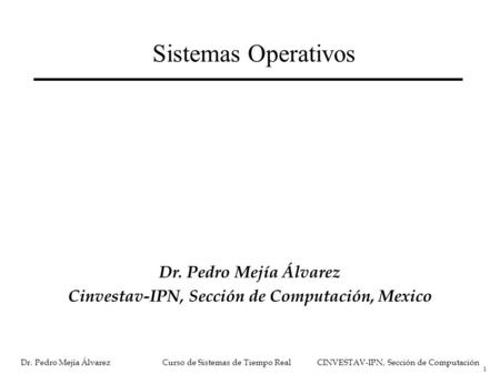 Cinvestav-IPN, Sección de Computación, Mexico