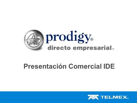 Presentación Comercial IDE