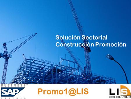 Solución Sectorial Construcción Promoción.