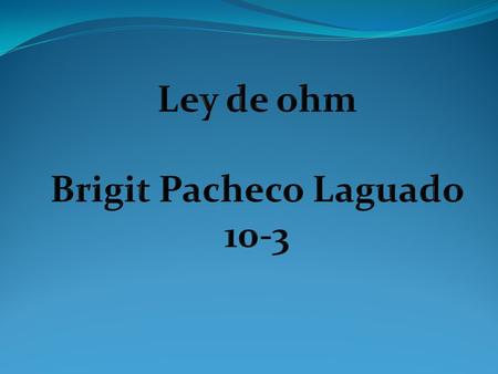 Brigit Pacheco Laguado