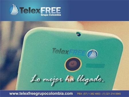 TelexFree es una empresa multinacional estadounidense que opera en el mercado de VoIP (Voz sobre IP) desde el año 2002 en el área de las telecomunicaciones.