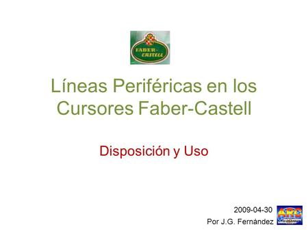 Líneas Periféricas en los Cursores Faber-Castell