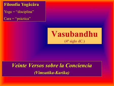 Vasubandhu (4º siglo dC.)