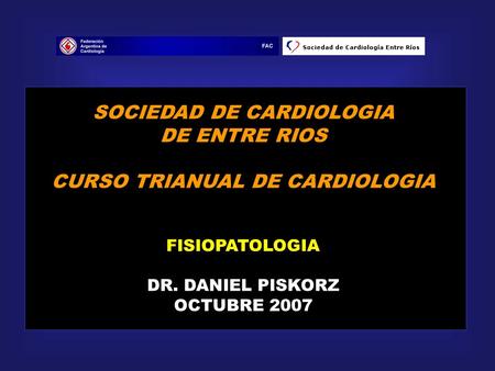 SOCIEDAD DE CARDIOLOGIA CURSO TRIANUAL DE CARDIOLOGIA