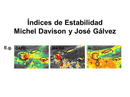 Índices de Estabilidad Michel Davison y José Gálvez