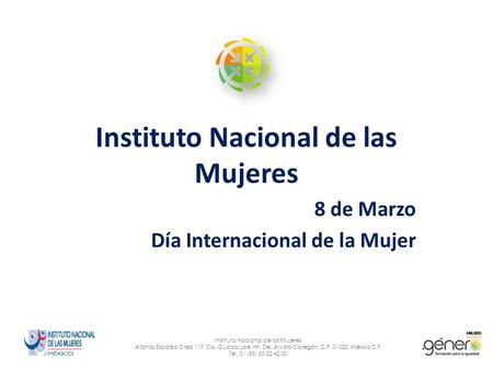Instituto Nacional de las Mujeres