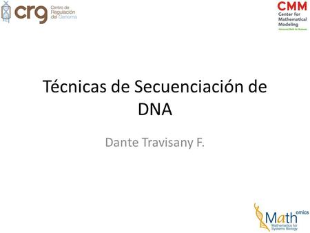 Técnicas de Secuenciación de DNA