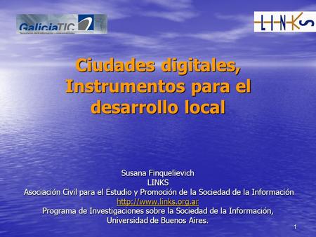 Ciudades digitales, Instrumentos para el desarrollo local